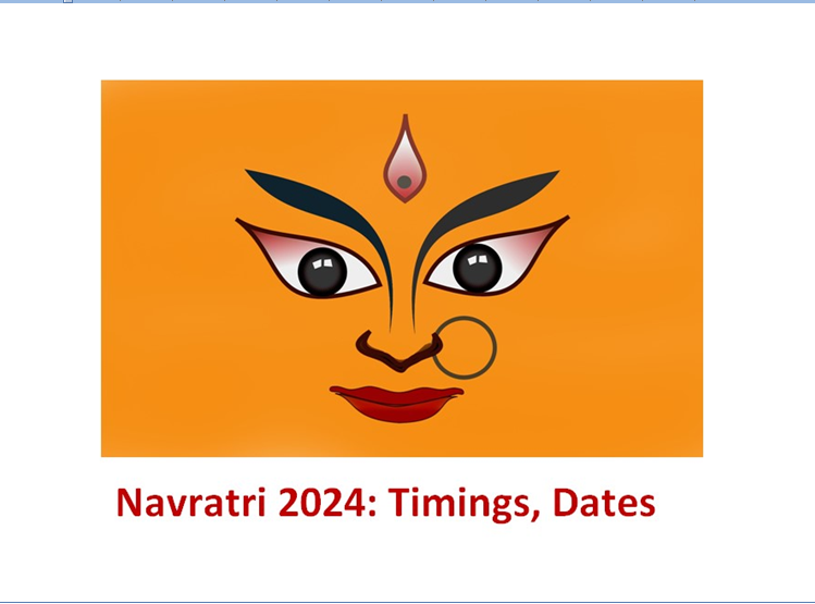 Navratri 2024 date Timings